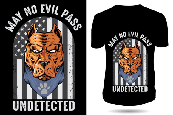 American Dog Tshirt Design