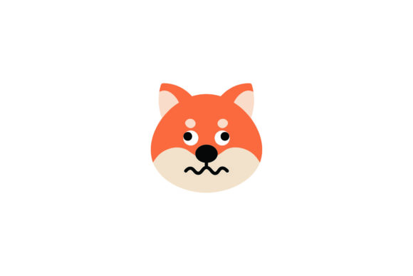 Cute Dog Face Illustration-07