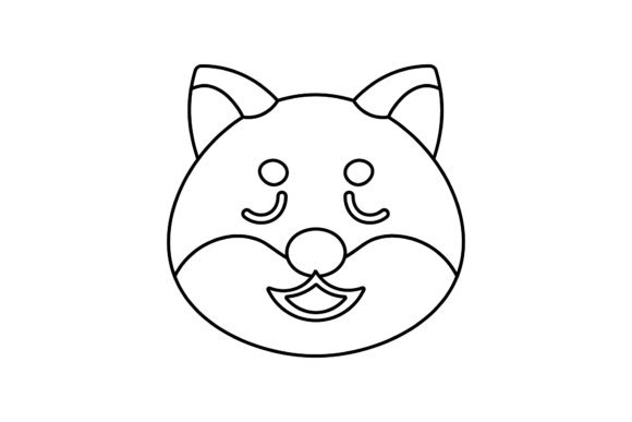 Dog Animal Friend Outline