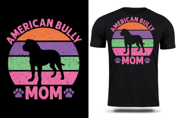 Dog T Shirt Design - American Bully
