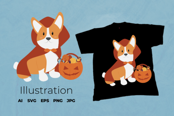 Halloween Dog Vector