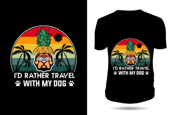 Pineapple Dog Summer Tshirt