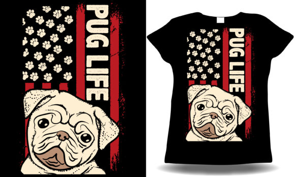 Pug Life Dog Lover T-shirt