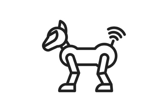 Robot Dog Line Icon